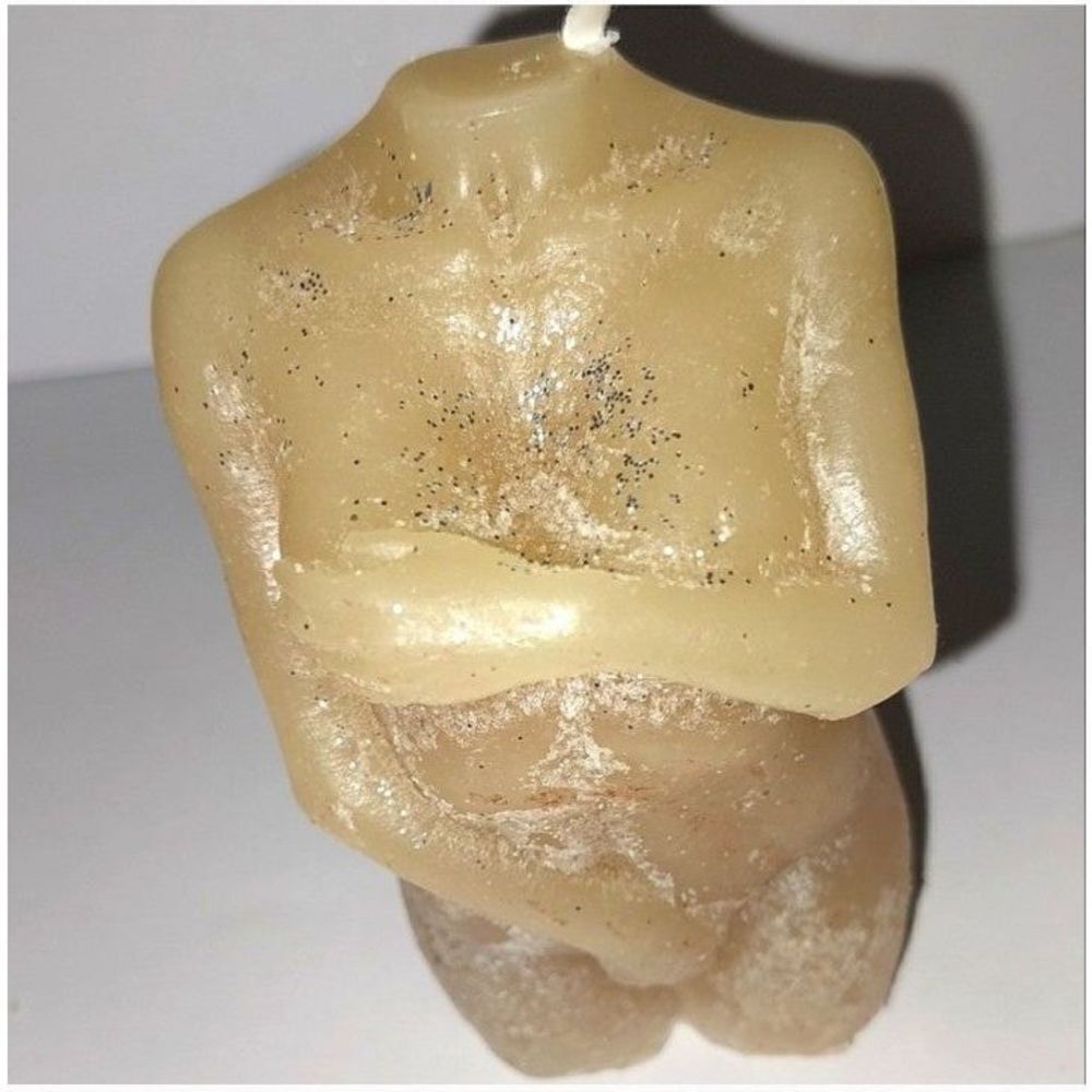 Hand crafted, goddess limited edition  sculpted candle